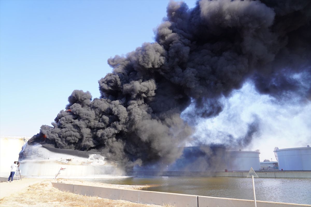 Libya’da Petrol Tesisine İHA Saldırısı